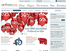 Tablet Screenshot of globalcraftsb2b.com